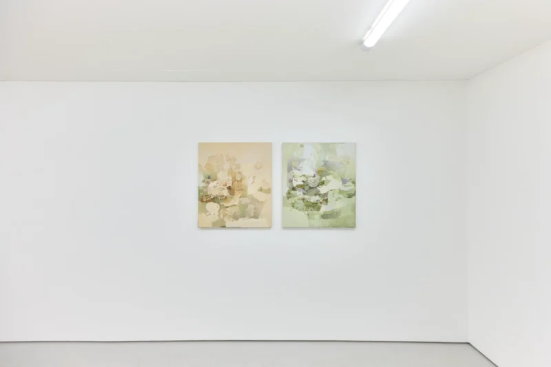 Installation shot from Jingge Dong: Warship in Bloom / Five Sons Ascendant, @ Alice Amati