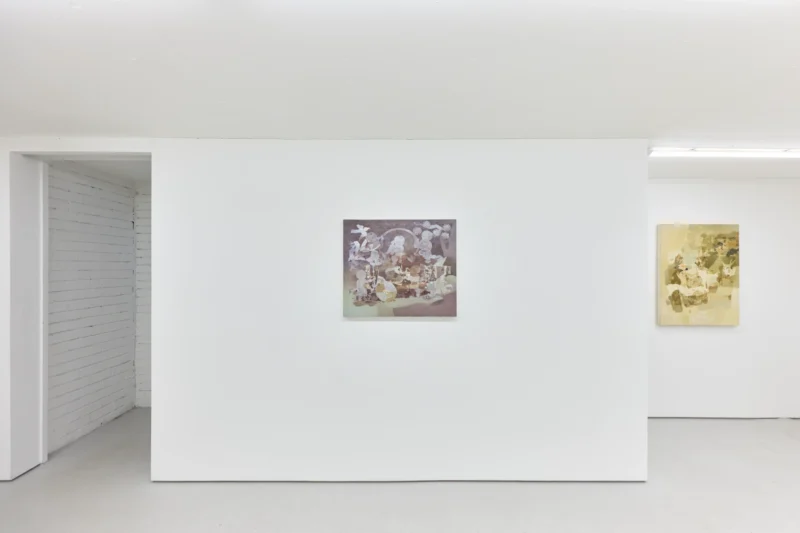 Installation shot from Jingge Dong: Warship in Bloom / Five Sons Ascendant, @ Alice Amati