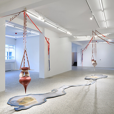 Image from &Aacute;. Birna Bj&ouml;rnsd&oacute;ttir: When I looked up the moon had changed shape, at BERG Contemporary