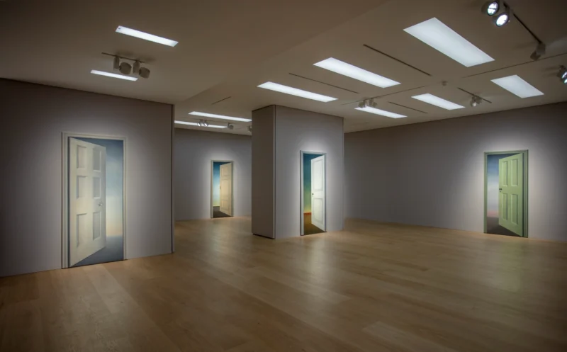 Installation shot from Gavin Turk: The Escapologist, @ Ben Brown Fine Arts