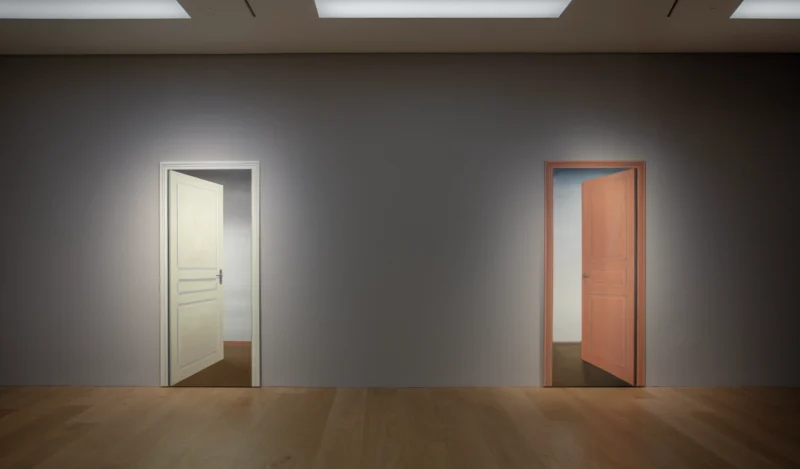 Installation shot from Gavin Turk: The Escapologist, @ Ben Brown Fine Arts