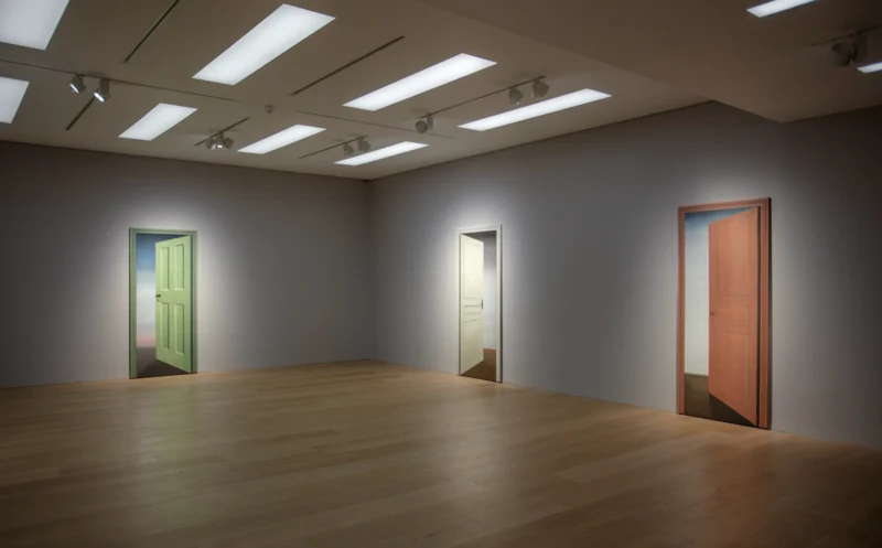 Installation shot from Gavin Turk: The Escapologist, @ Ben Brown Fine Arts