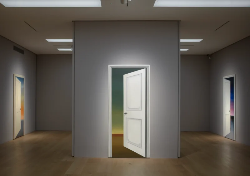 Installation shot from Gavin Turk: The Escapologist, @ Ben Brown Fine Arts