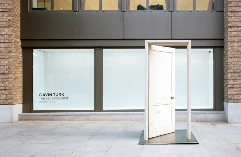 Installation shot from Gavin Turk: The Escapologist, @ Ben Brown Fine Arts