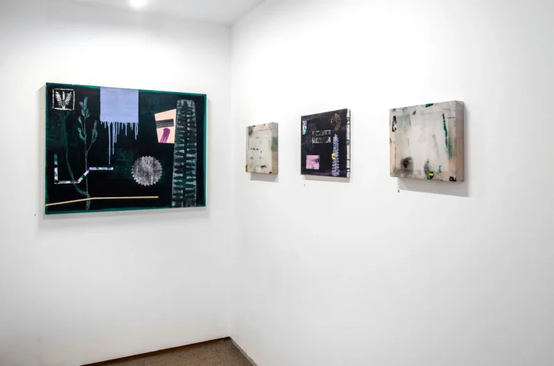 Installation shot from Tricia Gillman: Re-View, @ Benjamin Rhodes Arts