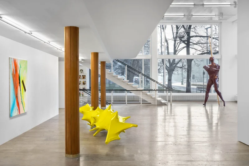 Installation shot from Georg Herold f., @ Capitain Petzel