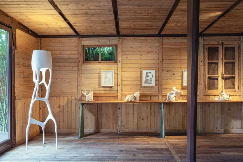 Installation shot from Antonio Marras: Caos Calmo, @ Carpenters Workshop Gallery