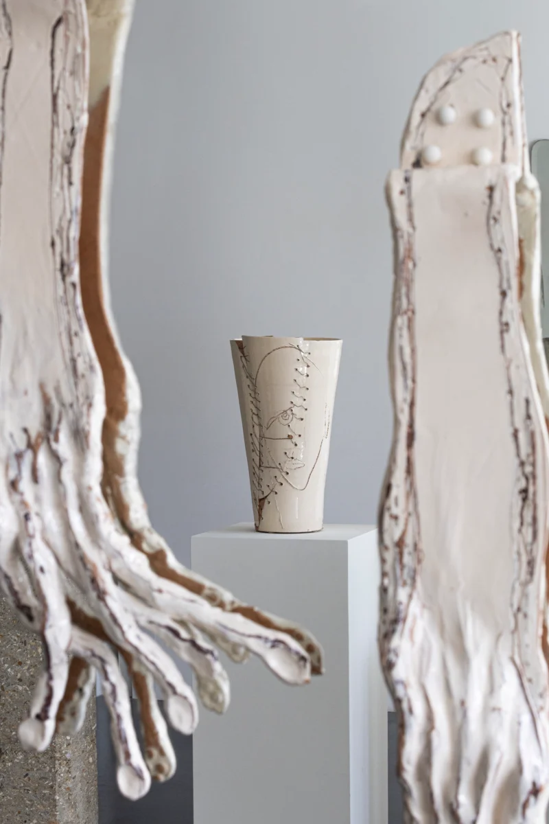 Installation shot from Antonio Marras: Caos Calmo, @ Carpenters Workshop Gallery