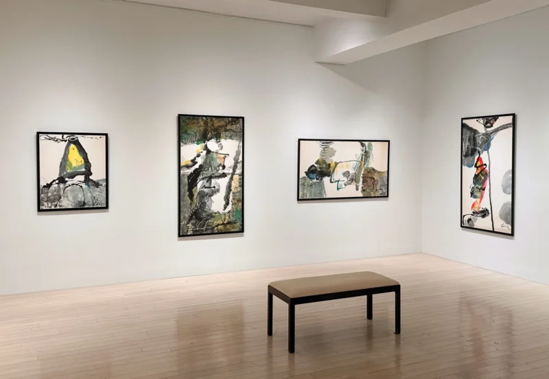Installation shot from Chuang Che: Rediscovered Works, @ Findlay Galleries