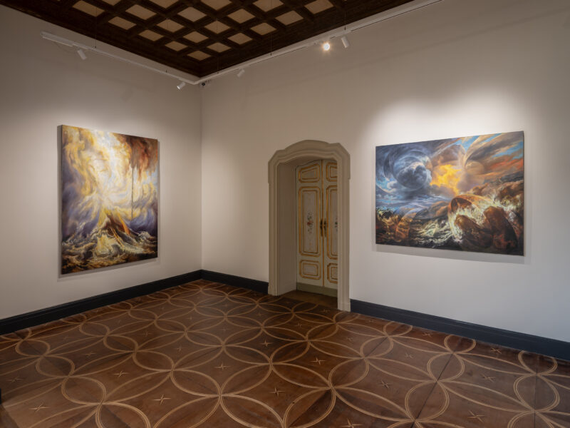 Installation shot from Maria Kreyn: Continuum, @ Robilant+Voena