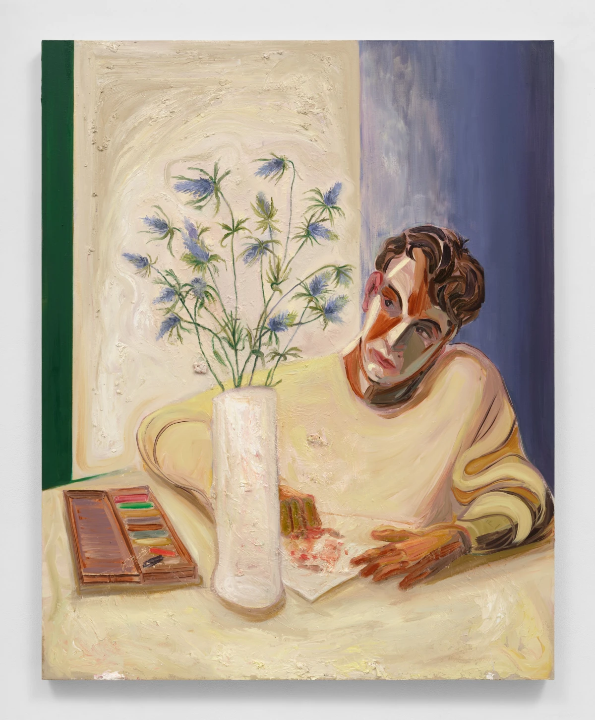 Nicole Eisenman, Self-Portrait With Deadline, 2025