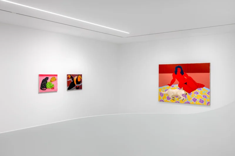 Installation shot from March Avery: Form into Color, @ Esther Schipper