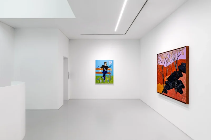 Installation shot from March Avery: Form into Color, @ Esther Schipper