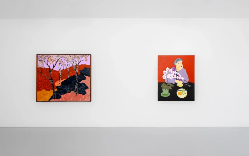 Installation shot from March Avery: Form into Color, @ Esther Schipper