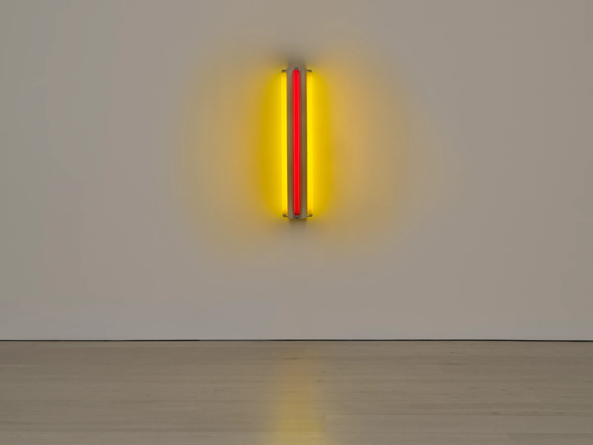 Dan Flavin, three fluorescent tubes, 1963