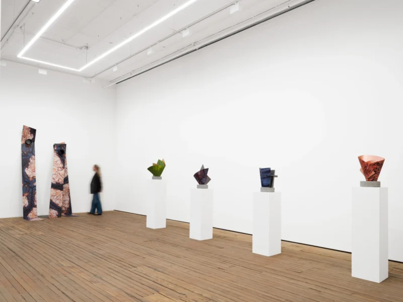 Installation shot from Letha Wilson: Stone’s Throw, @ GRIMM