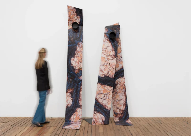 Installation shot from Letha Wilson: Stone’s Throw, @ GRIMM