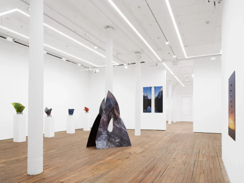 Installation shot from Letha Wilson: Stone’s Throw, @ GRIMM