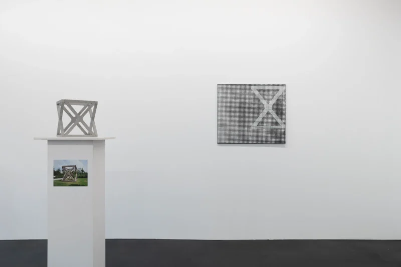 Installation shot from Isa Genzken: Projects for Outside - ISA USA, @ Galerie Buchholz