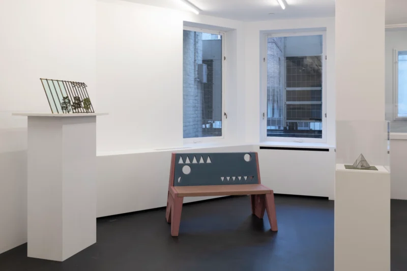 Installation shot from Isa Genzken: Projects for Outside - ISA USA, @ Galerie Buchholz