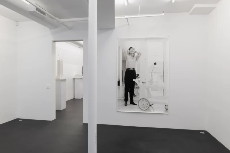 Installation shot from Isa Genzken: Projects for Outside - ISA USA, @ Galerie Buchholz