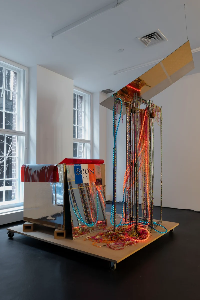 Installation shot from Isa Genzken: Projects for Outside - ISA USA, @ Galerie Buchholz