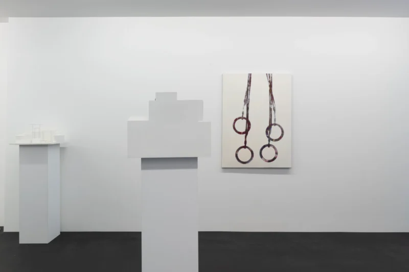 Installation shot from Isa Genzken: Projects for Outside - ISA USA, @ Galerie Buchholz