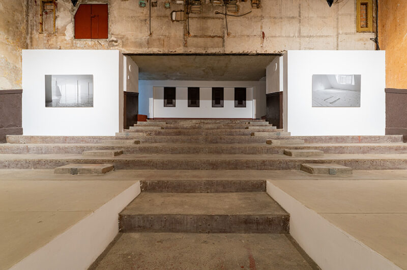 Installation shot from Mientras el día no cierre, @ Galleria Continua