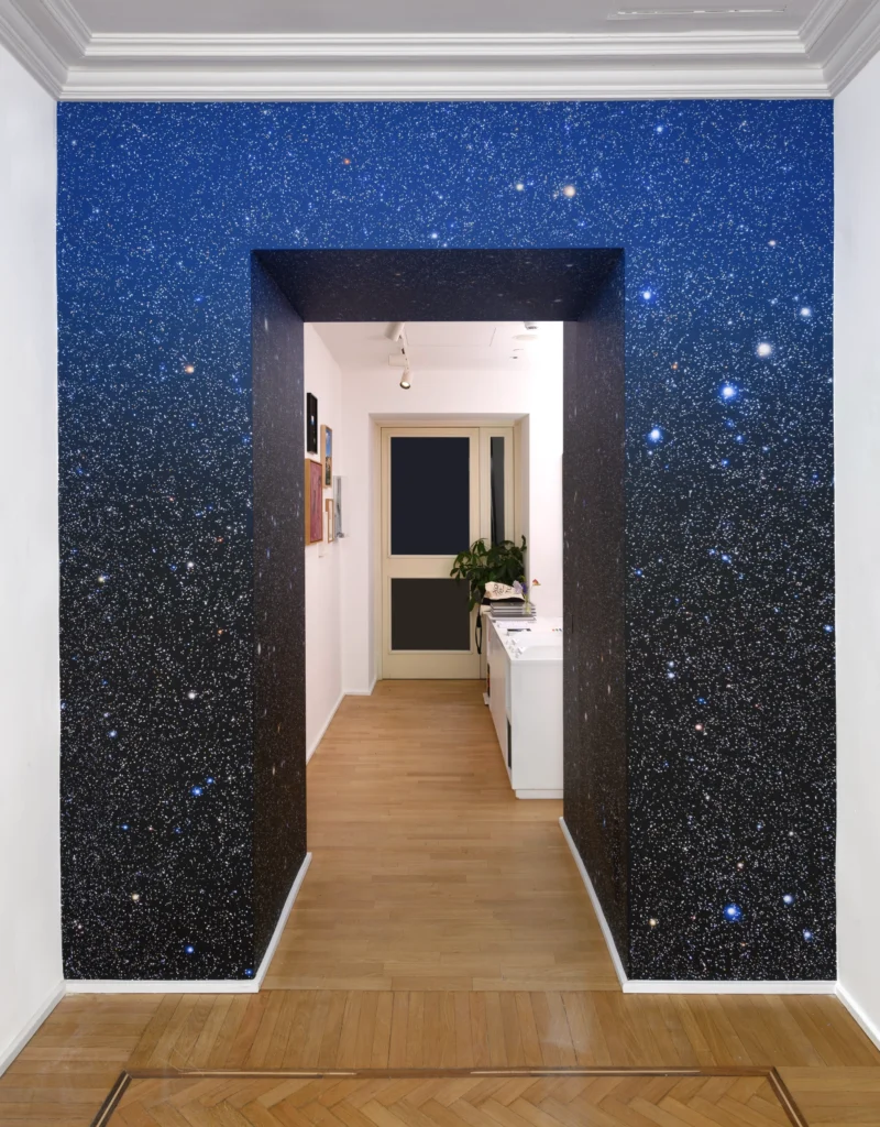 Installation shot from Giovanni Ozzola: Il cielo dentro, @ Galleria Continua