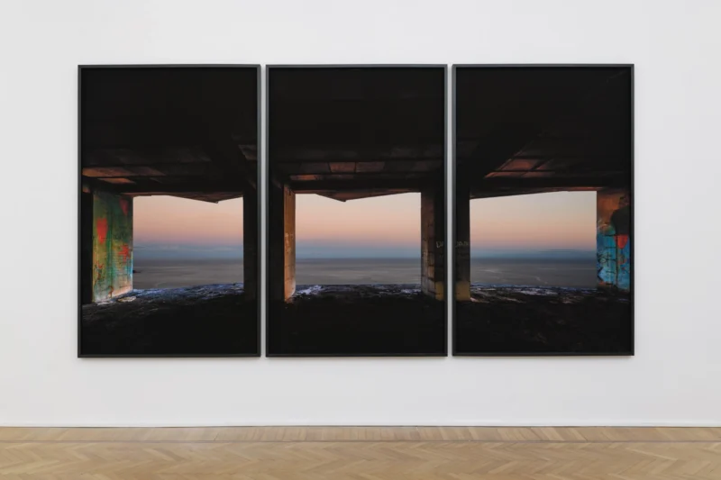 Installation shot from Giovanni Ozzola: Il cielo dentro, @ Galleria Continua