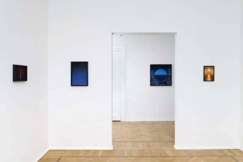 Installation shot from Giovanni Ozzola: Il cielo dentro, @ Galleria Continua