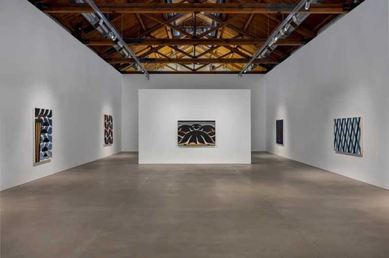 Installation shot from Roger Brown: Weathervane, @ Gray