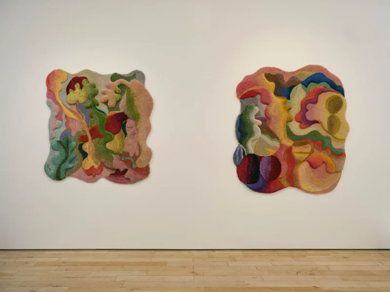 Installation shot from Camilla Iliefski & Eva Zethraeus: Shimmering Real: Perception and the Spaces Between, @ HB381