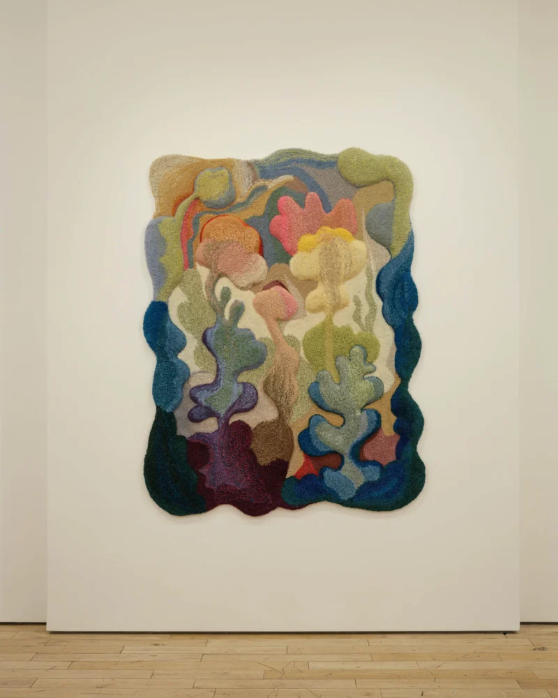 Installation shot from Camilla Iliefski & Eva Zethraeus: Shimmering Real: Perception and the Spaces Between, @ HB381