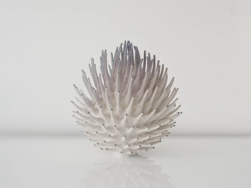 Eva Zethraeus, Lavender Calliandra with Platinum Details, 2025