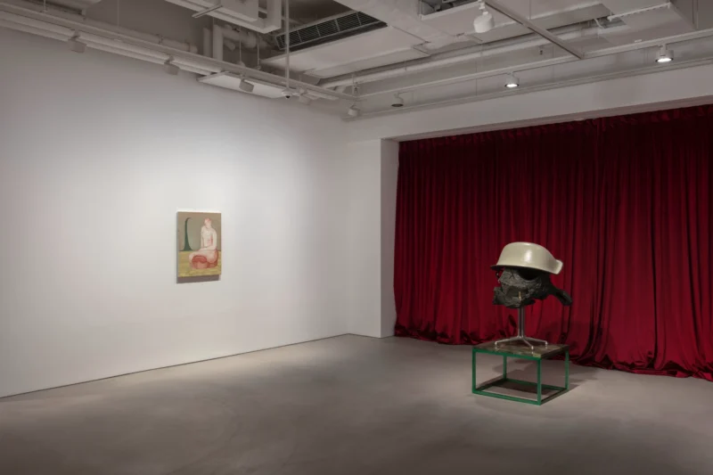 Installation shot from Nicole Eisenman. Fallen Angels, @ Hauser & Wirth