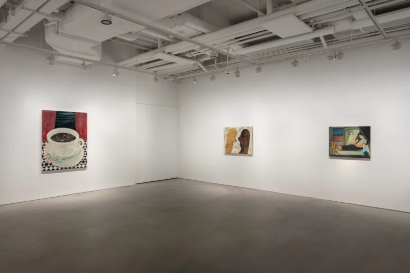 Installation shot from Nicole Eisenman. Fallen Angels, @ Hauser & Wirth