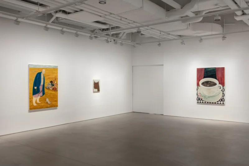 Installation shot from Nicole Eisenman. Fallen Angels, @ Hauser & Wirth