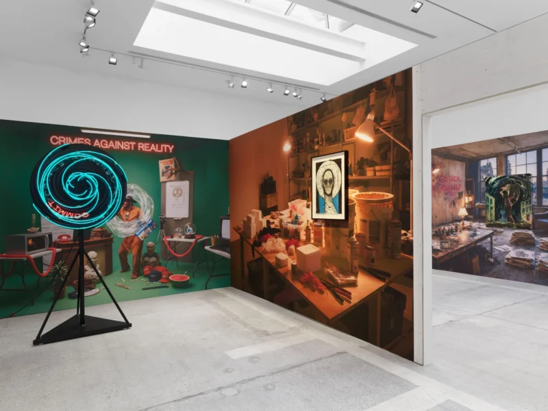 Installation shot from Studio Visit, @ Hauser & Wirth