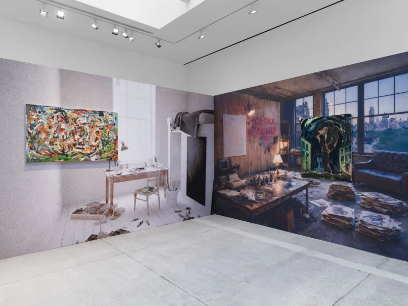 Installation shot from Studio Visit, @ Hauser & Wirth