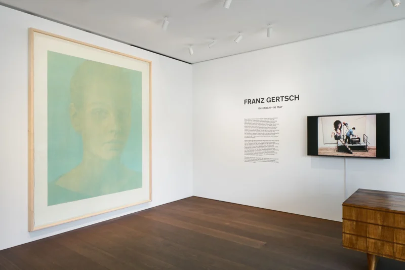 Installation shot from Franz Gertsch, @ Hauser & Wirth