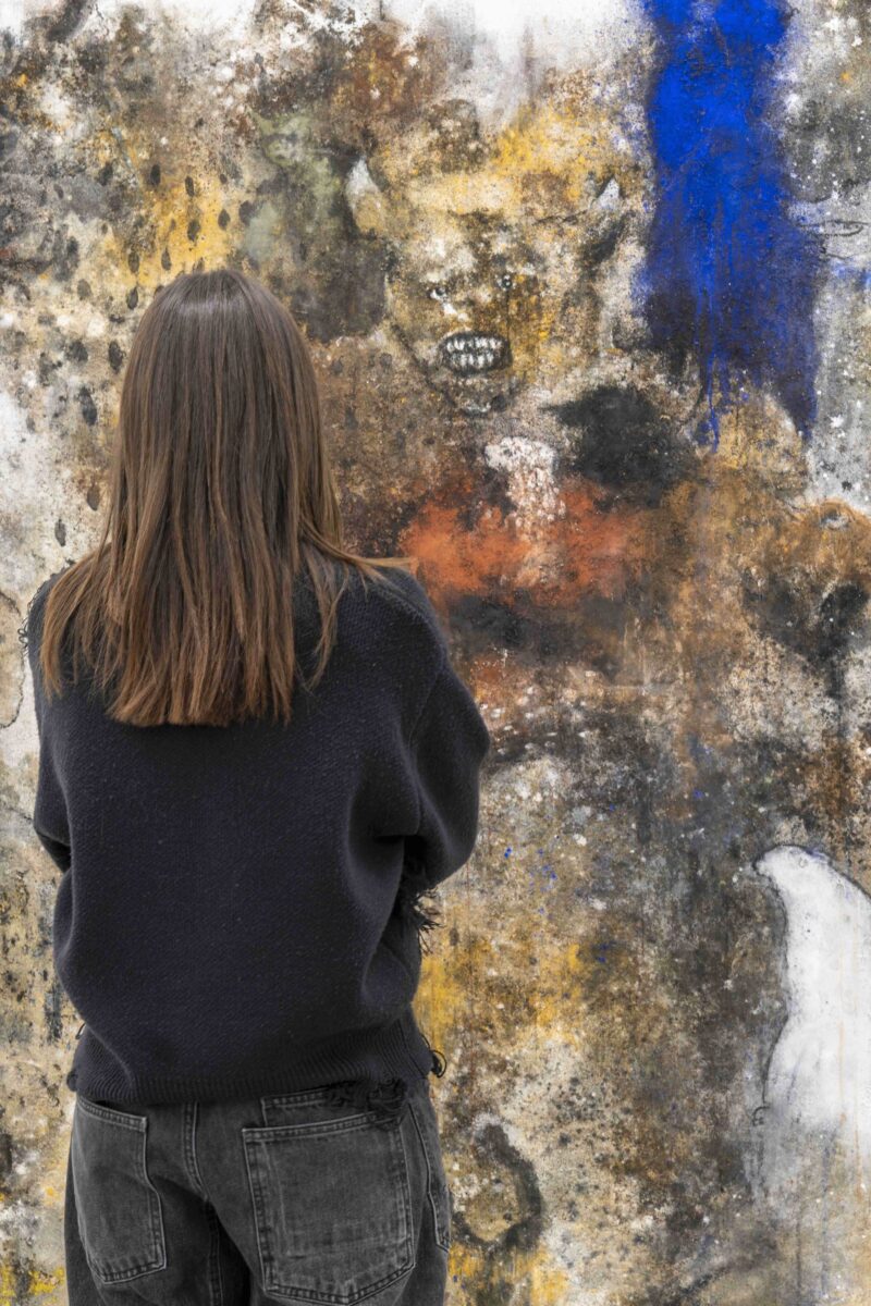 Installation shot from Aliou Diack: Into the Foetus, @ Project LOOP