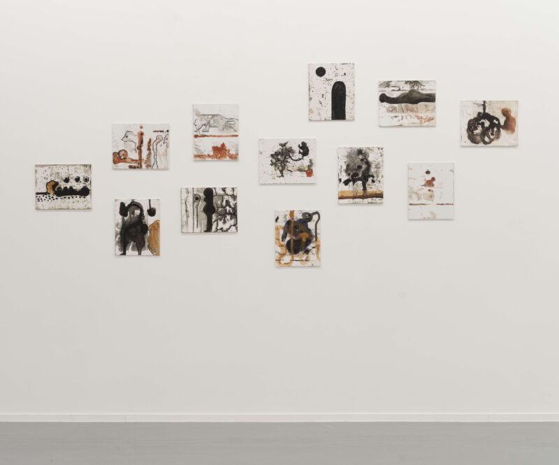 Installation shot from Aliou Diack: Into the Foetus, @ Project LOOP