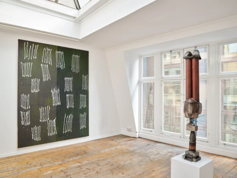 Installation shot from Notes Along the Way, @ Kearsey & Gold