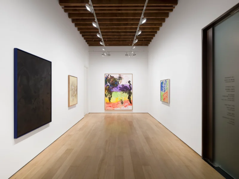 Installation shot from Oliver Lee Jackson, @ Lisson Gallery