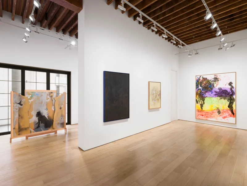 Installation shot from Oliver Lee Jackson, @ Lisson Gallery