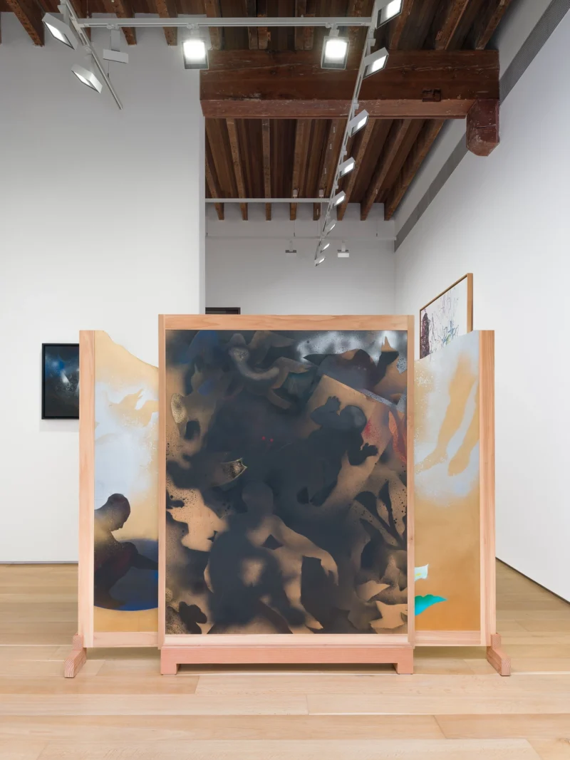 Installation shot from Oliver Lee Jackson, @ Lisson Gallery