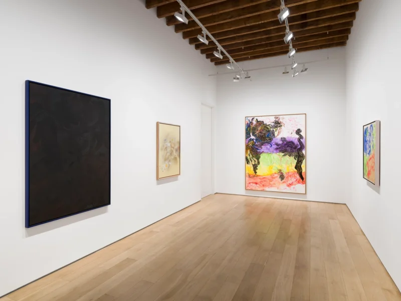 Installation shot from Oliver Lee Jackson, @ Lisson Gallery