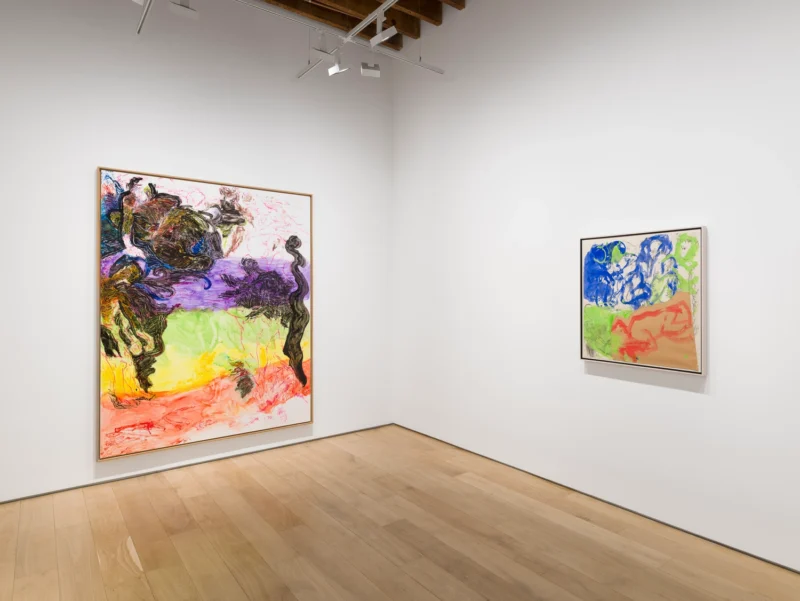 Installation shot from Oliver Lee Jackson, @ Lisson Gallery