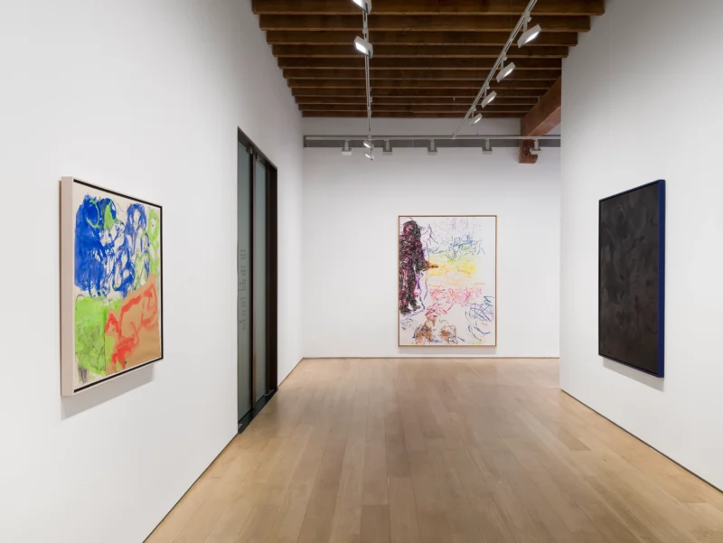 Installation shot from Oliver Lee Jackson, @ Lisson Gallery